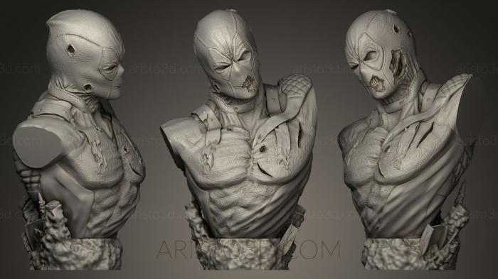 Busts of heroes and monsters (BUSTH_0216) 3D model for CNC machine